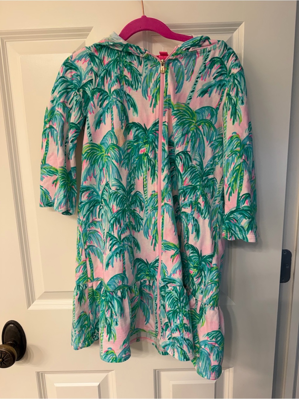 Lilly Pulitzer Pink Palm Trees Coverup